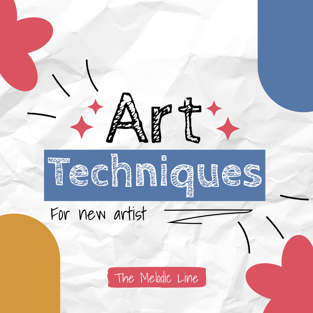 White and Red Art Techniques Instagram Carousel