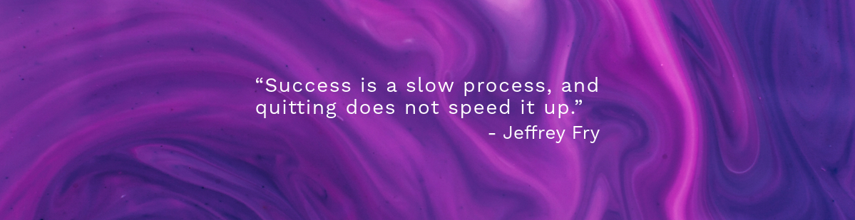 Purple Quote LinkedIn Profile Cover