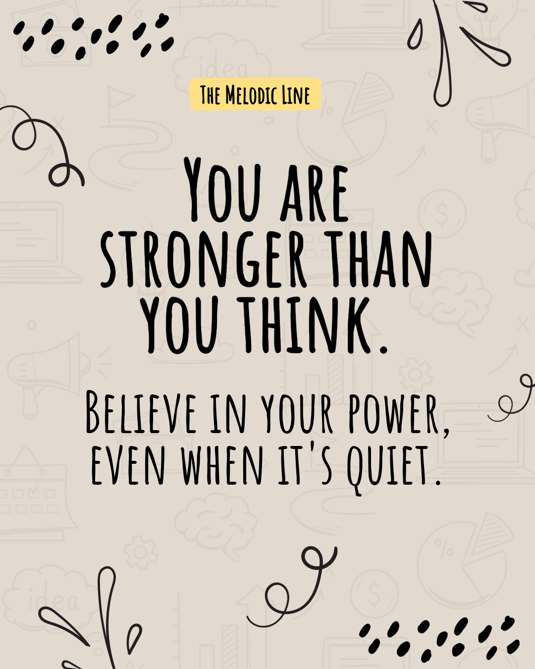 Beige And Black Motivational Phrases Instagram Carousel