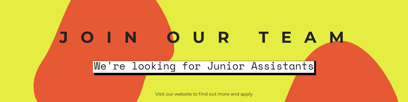 Yellow Playful Join Our Team LinkedIn Profile Cover