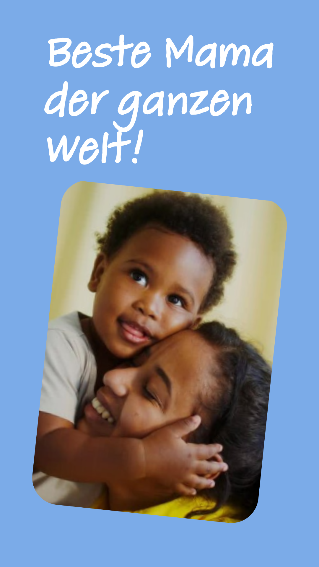 Weiß Und Blau Muttertag Instagram Story