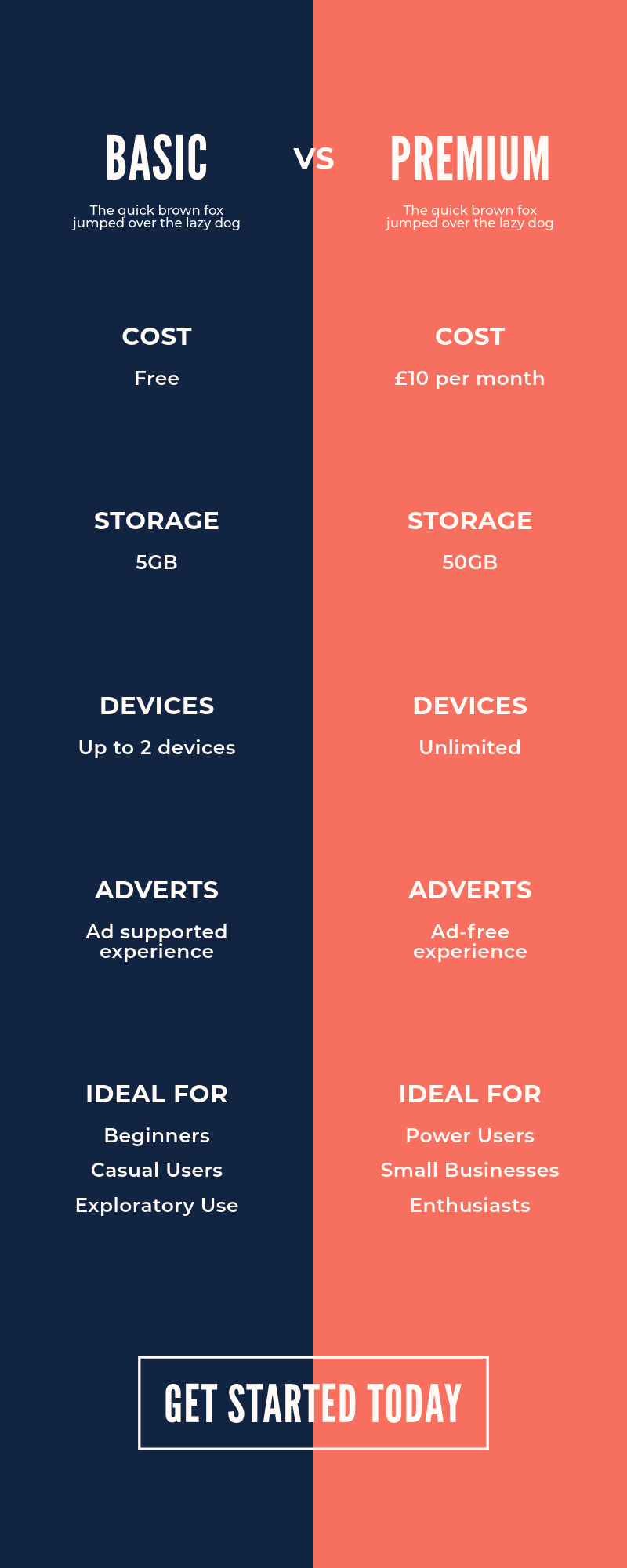 Pink and Navy Device Comparison Infographics