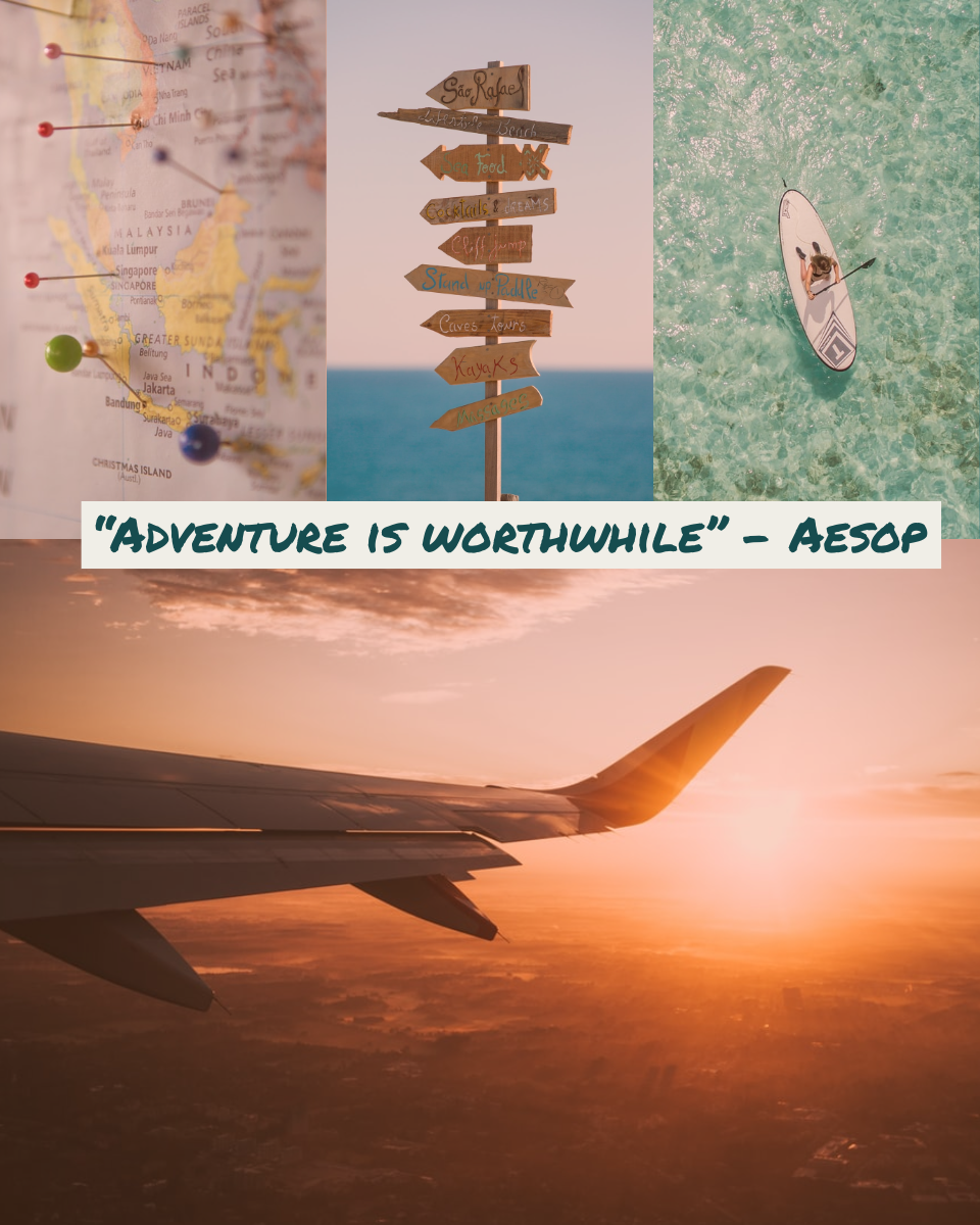 Adventure and Travel Collage Instagram Portrait