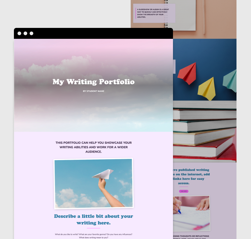 Writing portfolio