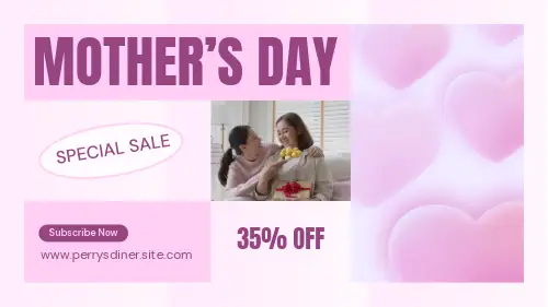 Pink Mother’s Day Sale YouTube video
