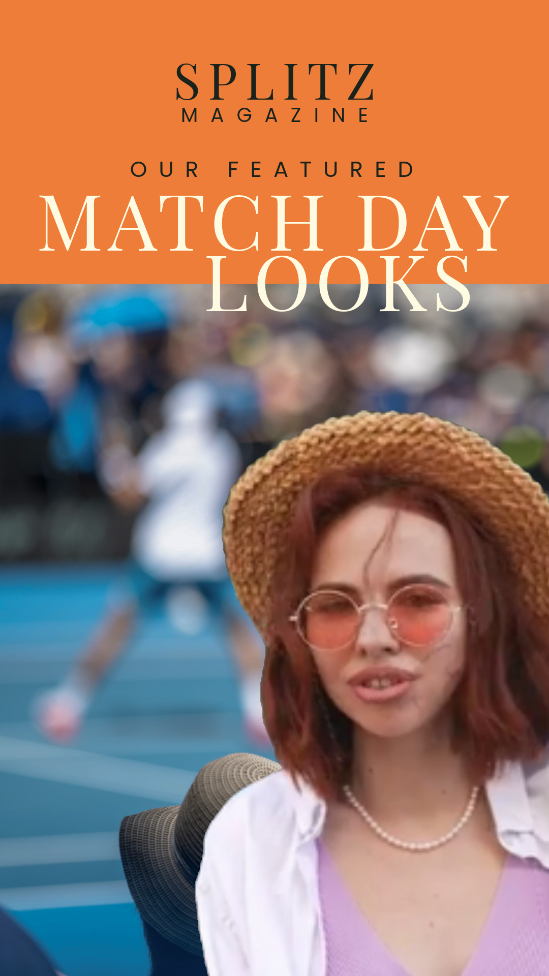 Orange and Cream Tennis Match Day Looks Fashion Recap TikTok Video