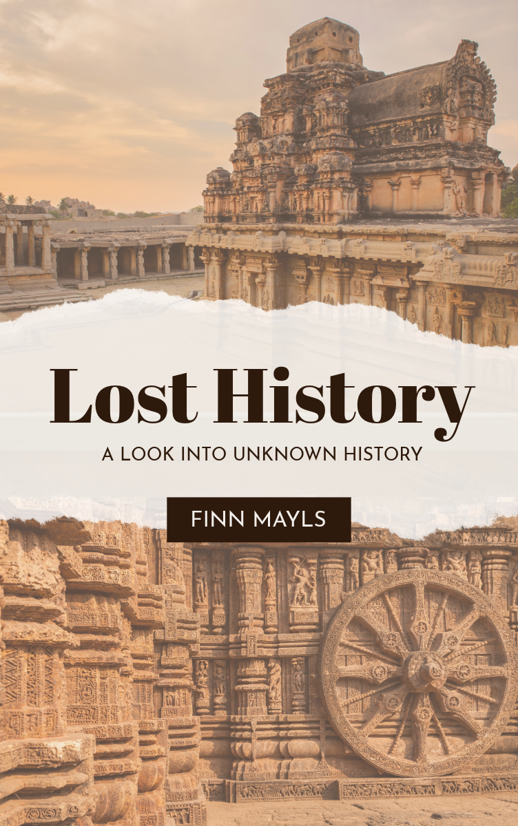 Brown and White History Book Cover