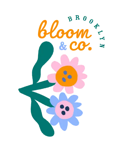 Green and Orange Floral Company T-Shirt