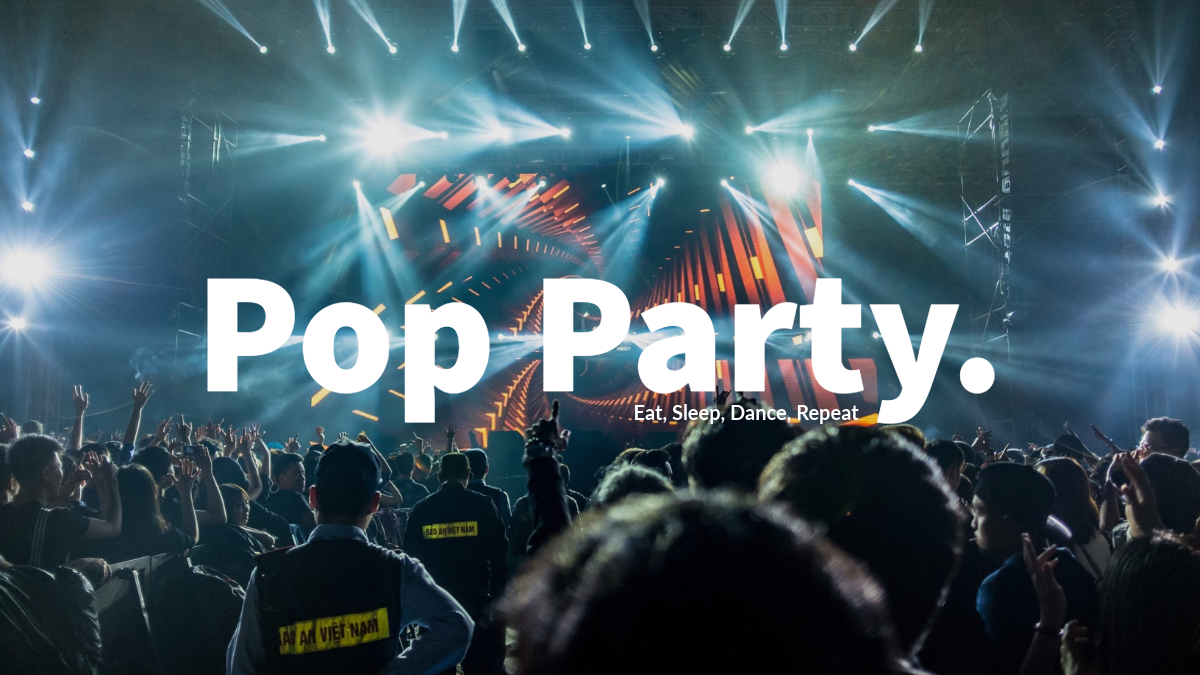 Blue Toned Light Pop Music Concert Cover Youtube Thumbnail