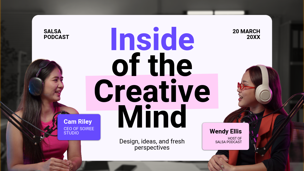 White and Blue Branding Podcast YouTube Thumbnail