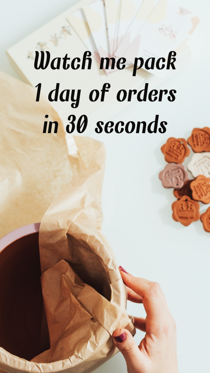 Orange and Cream Packing Orders
