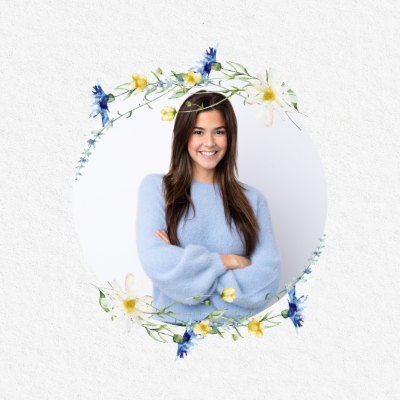 Light Blue LinkedIn Personal Profile Image