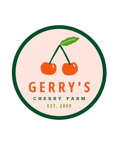 Red and Green Gerry's Cherry Farm T-Shirt