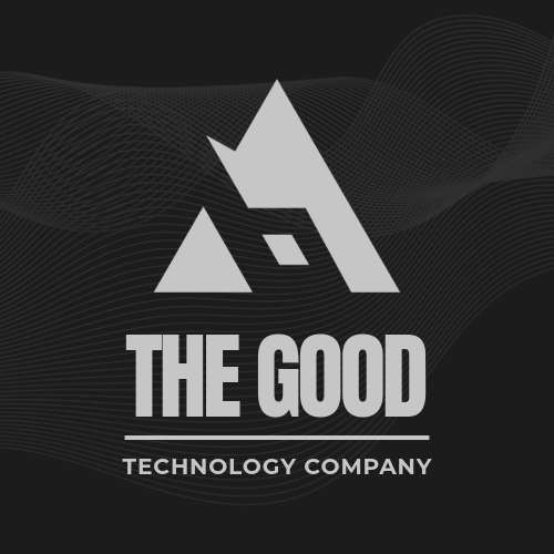 Black and Gray Bold Edgy Technology Company Logo