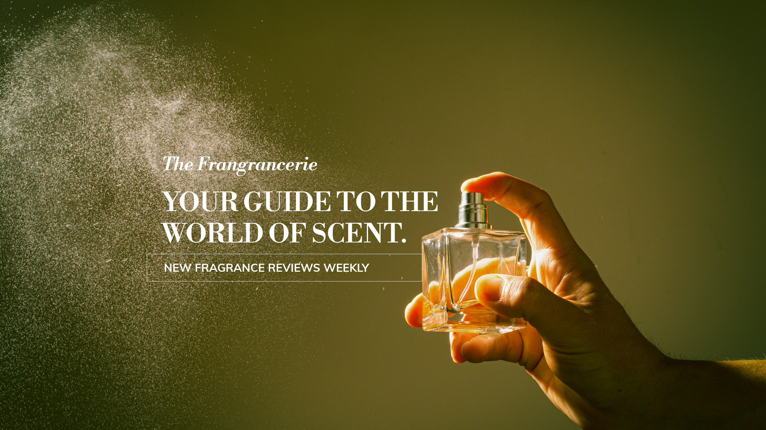 Green and White Retail Perfumery Youtube Banner