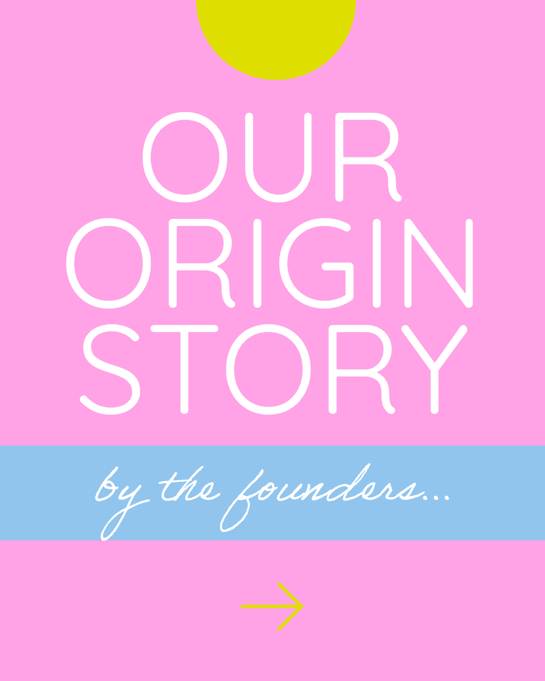 Pink Blue and Yellow Bold Feminine Brand Founder Instagram Carousel
