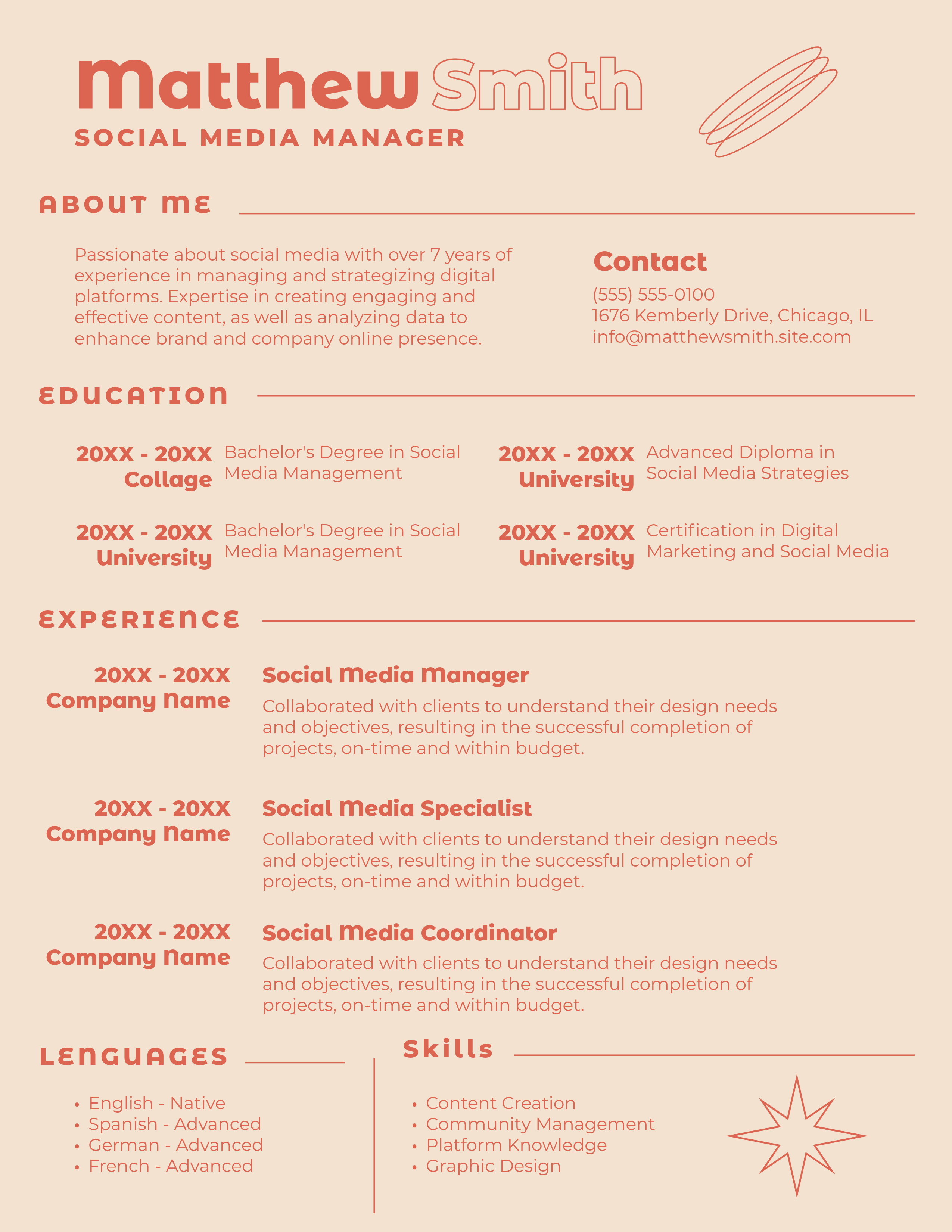 Orange And Beige Resumen