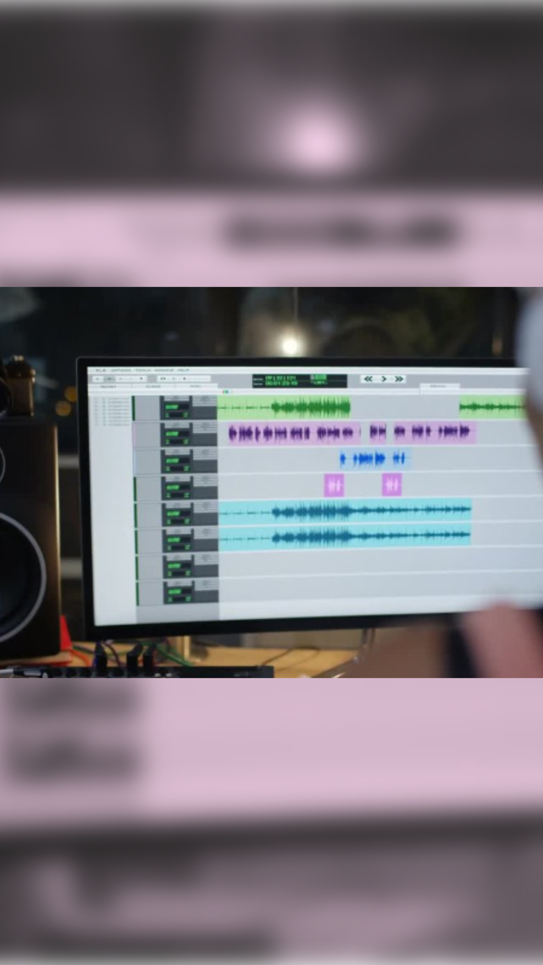 Purple Musician Snapchat Ad