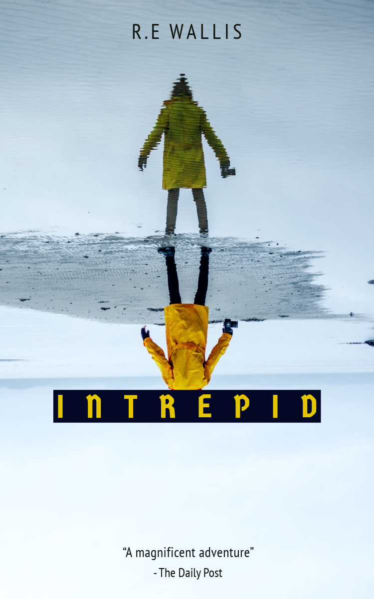 White and Yellow Intrepid Sea Kindle Cover