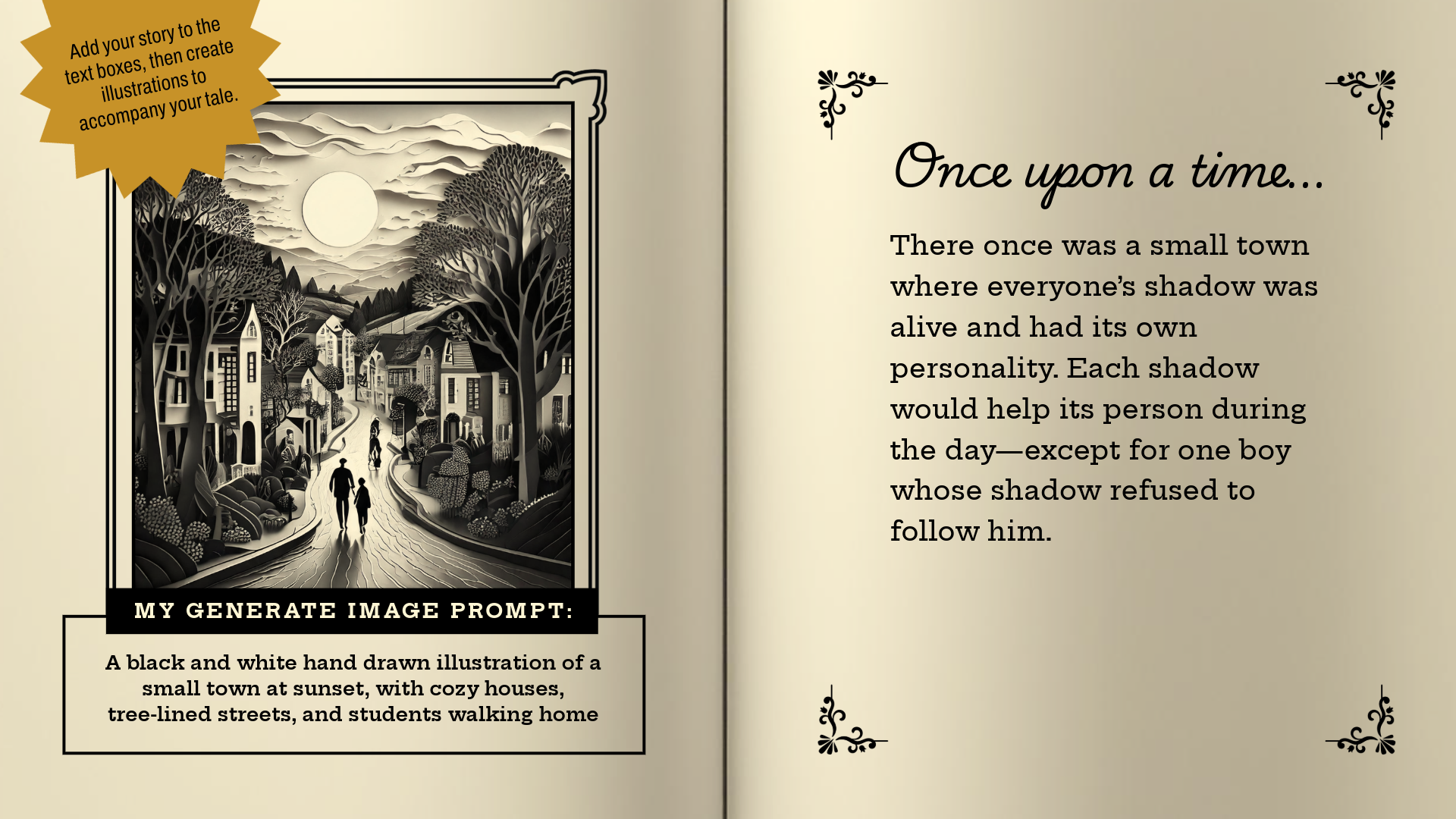 Illustrate a Storybook Presentation Guided Activity