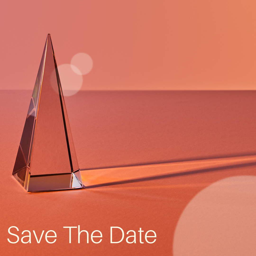 Orange Save the Date Facebook Ad
