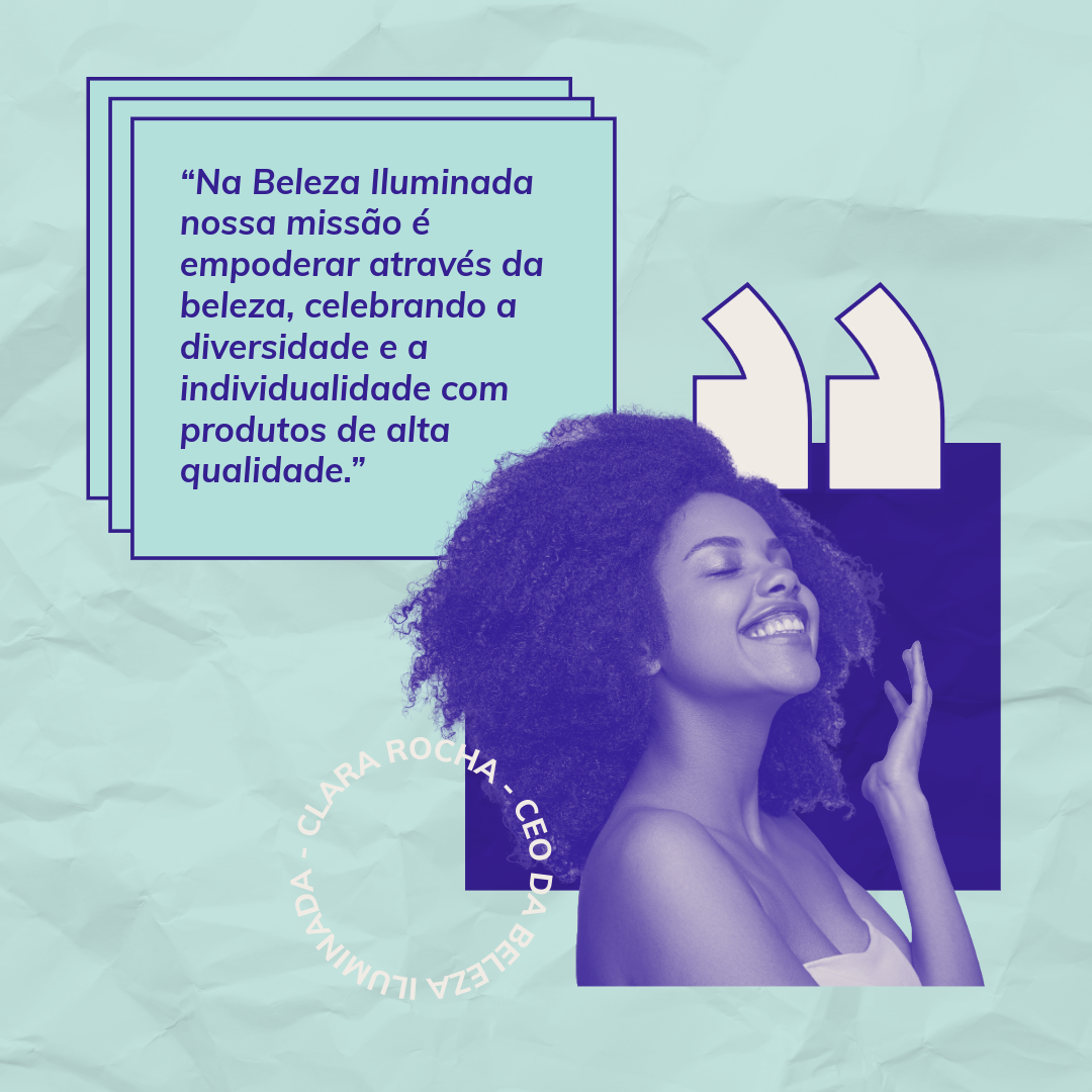 Verde Branco e Roxo Frase Citação Instagram Square Post