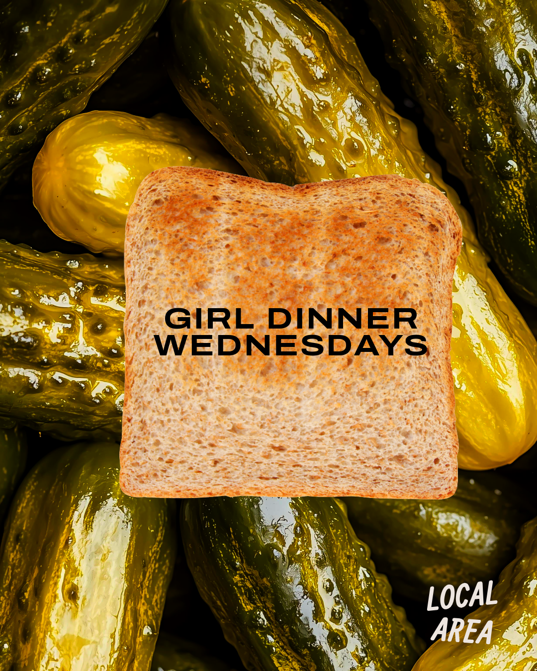 Playful and Bright All the Feels Girl Dinner Ad