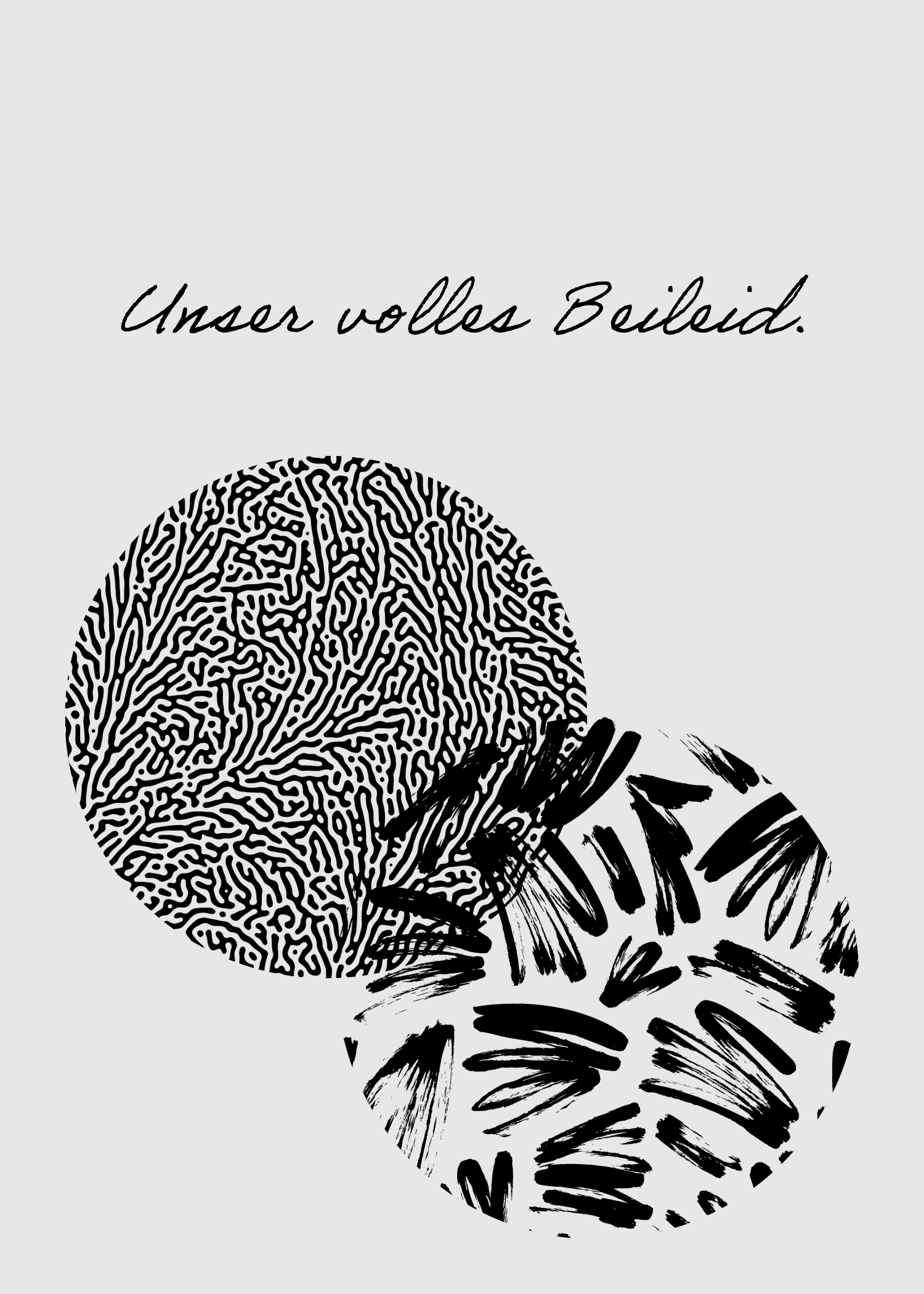 Grey Structure Condolence Card