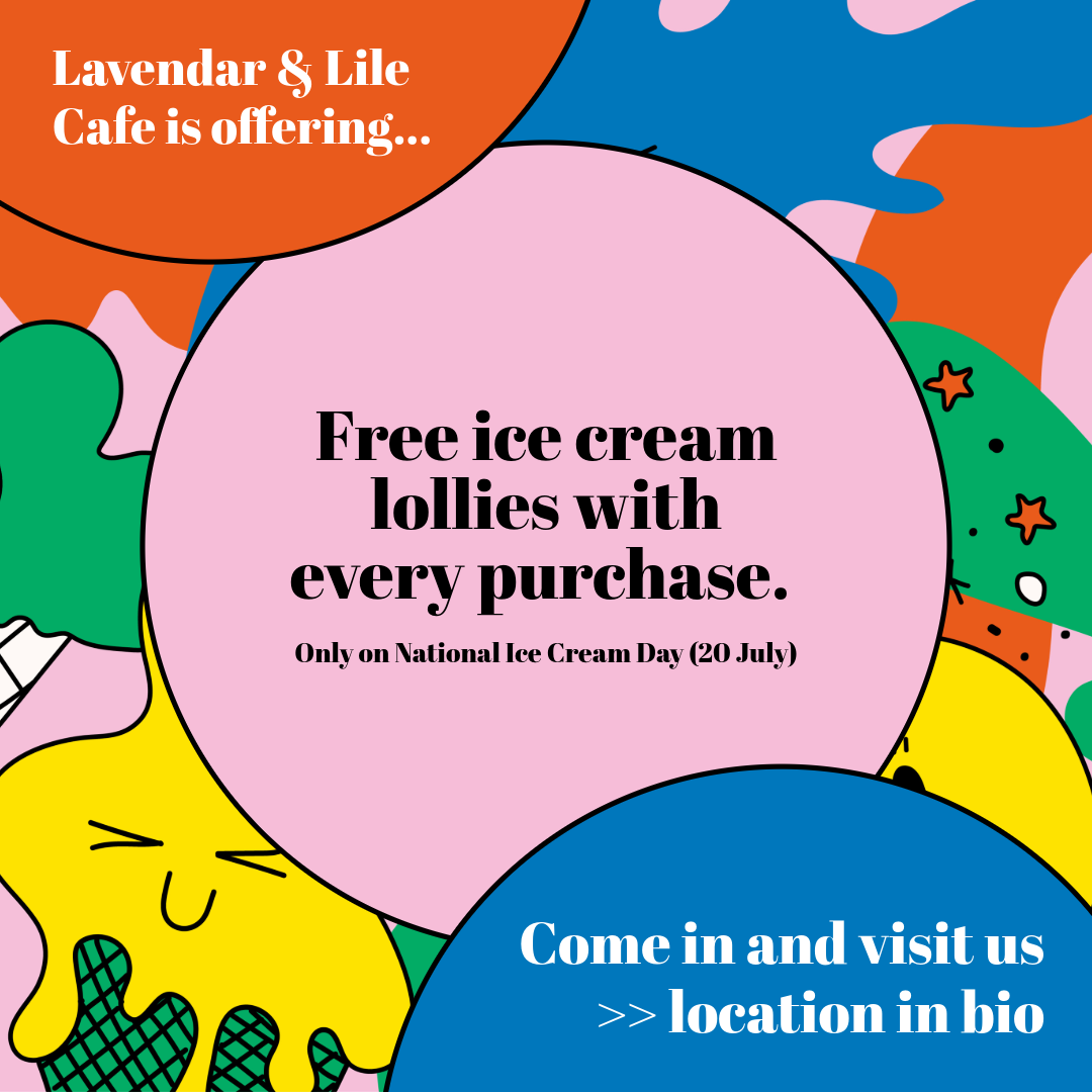 Multicolor Ice Cream Facebook Post