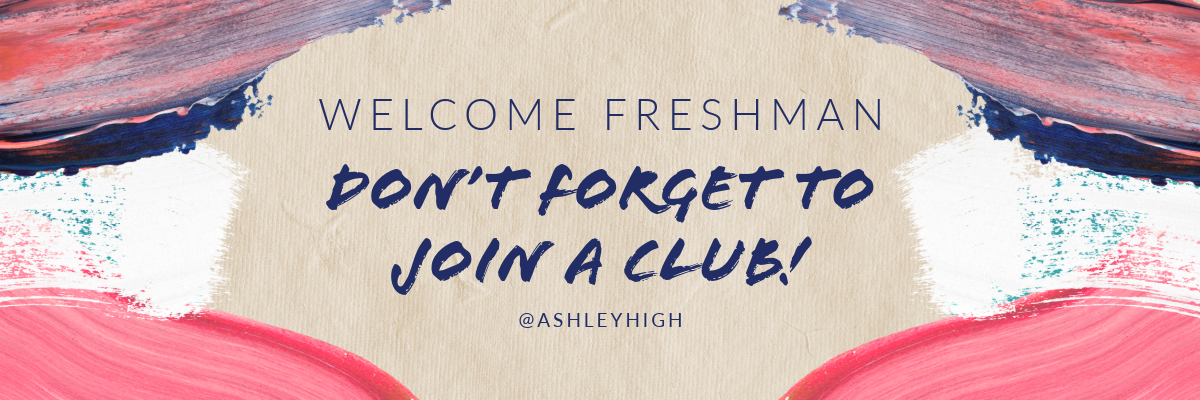 ITERATION Purple & White Freshman Join A Club Twitter Header
