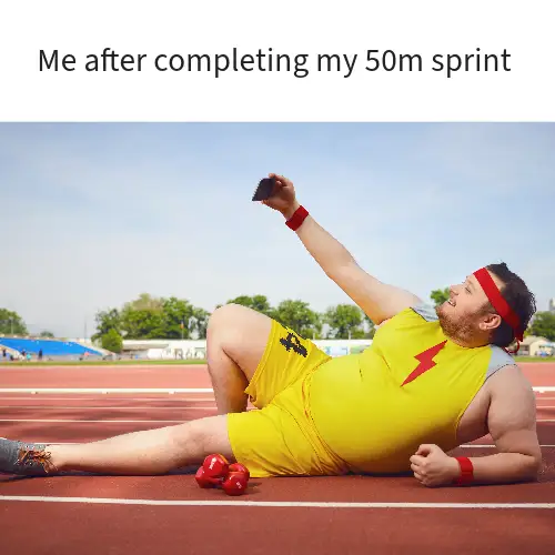 Multicoloured Exercise Meme