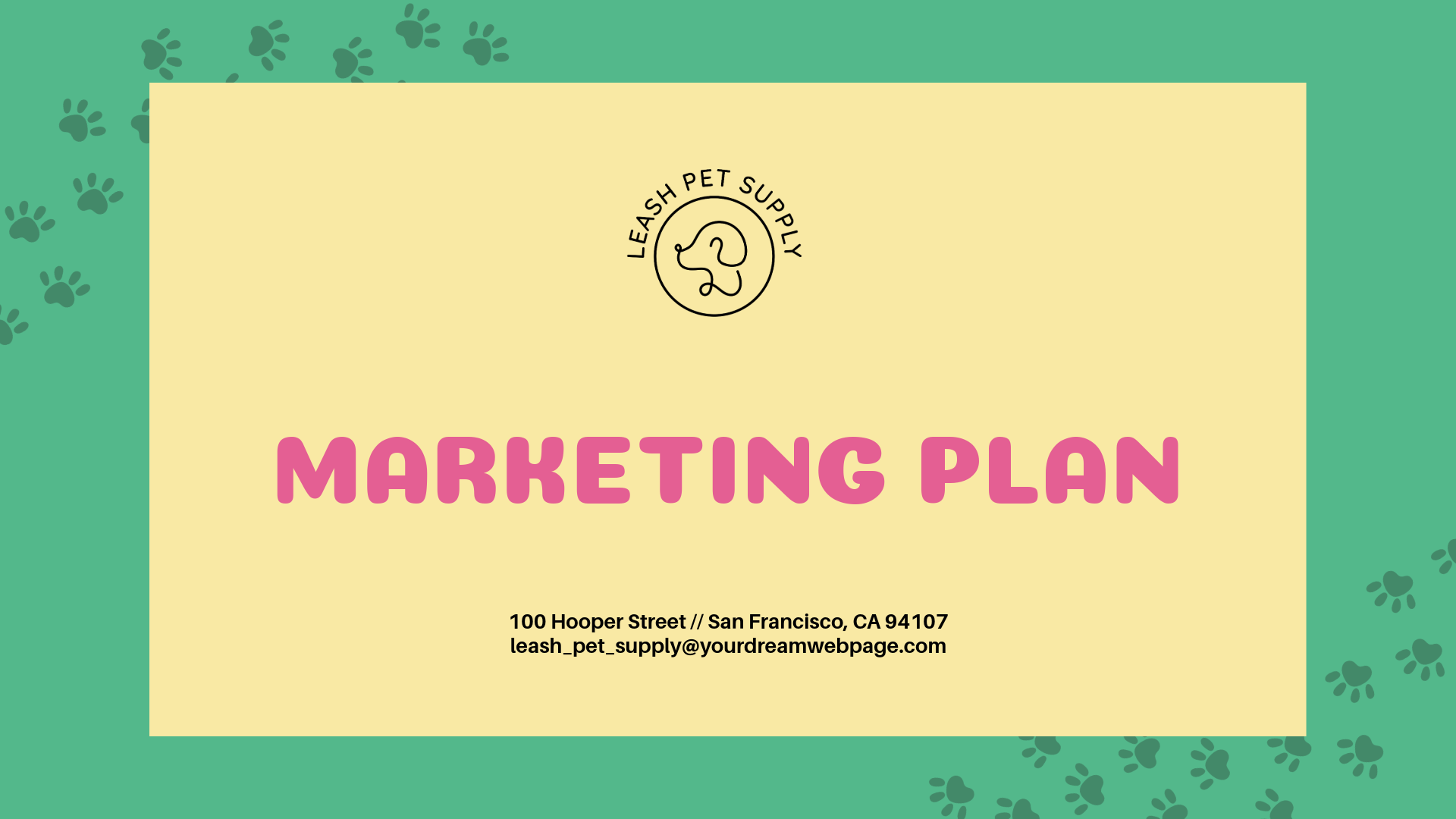 Colourful Retail Marketing Plan Presentation