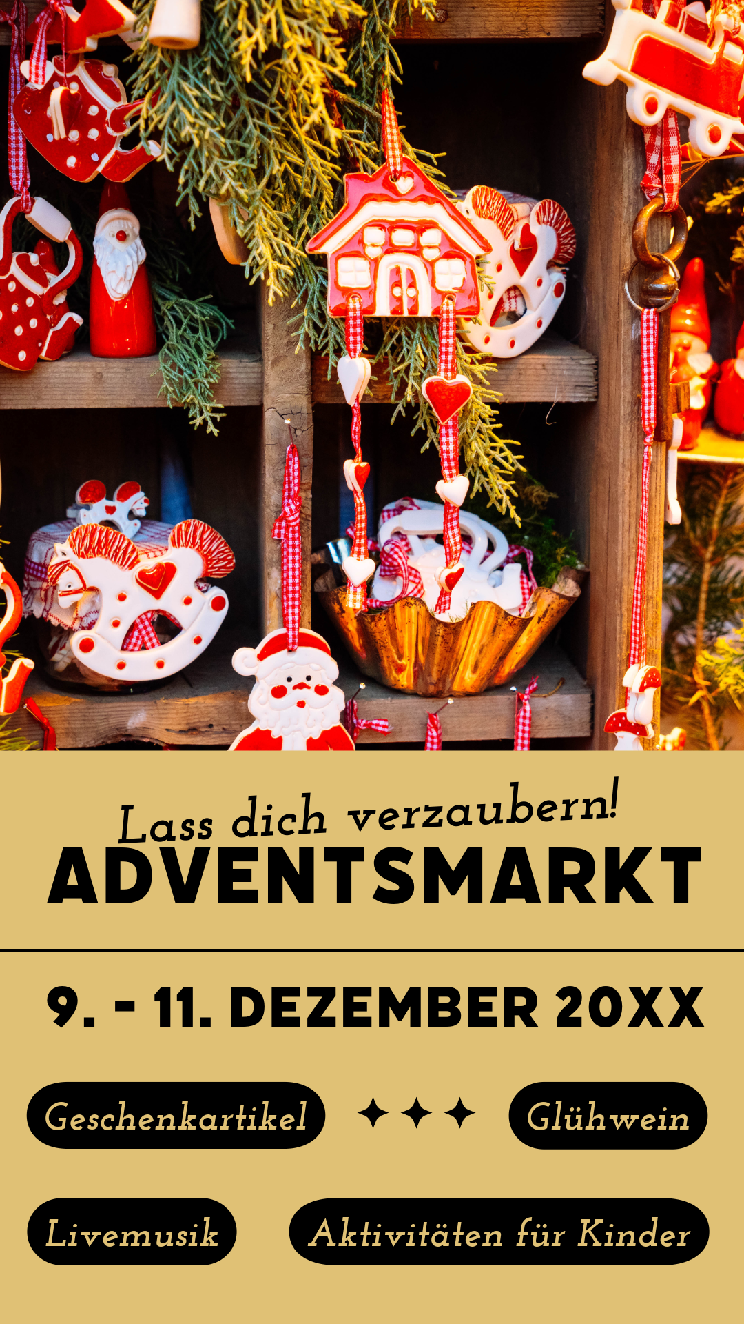 Gold Adventsmarkt Facebook Story