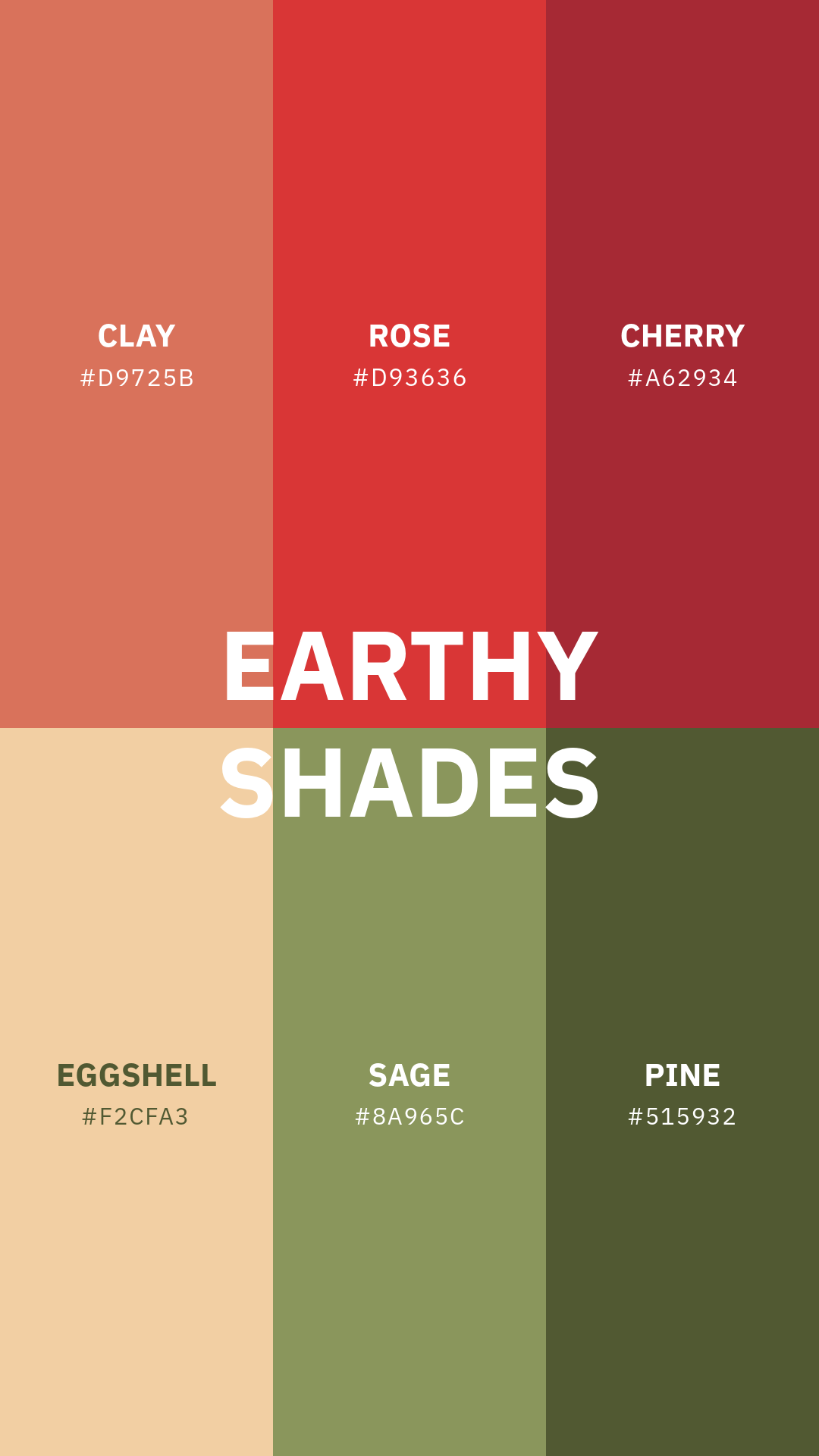 White Earthy Palette Inspiration Pinterest Post