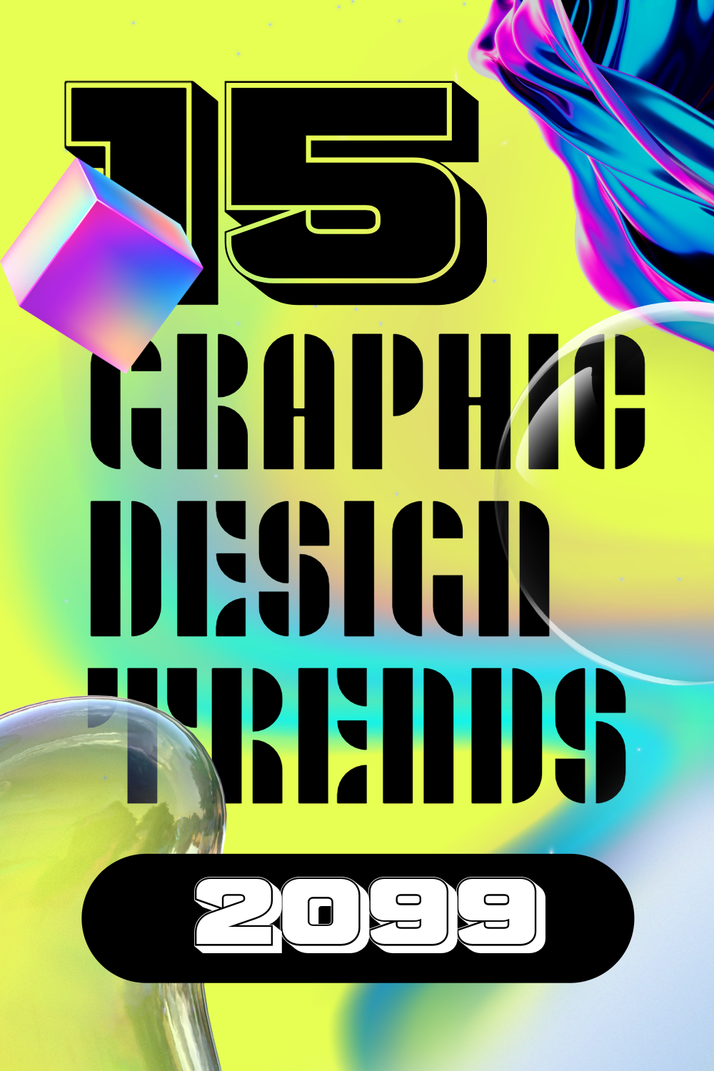 Neon  Graphic Trend Pinterest Post