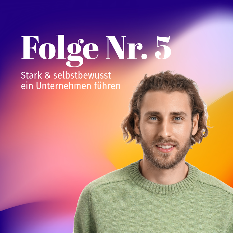 Violett Unternehmen Podcast-Cover