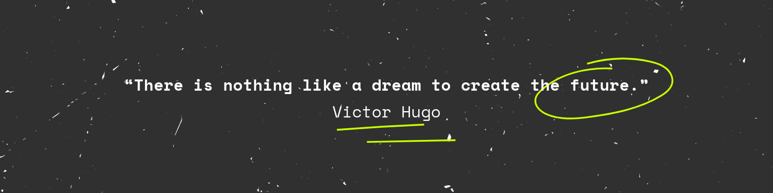 Gray Quote LinkedIn Profile Cover