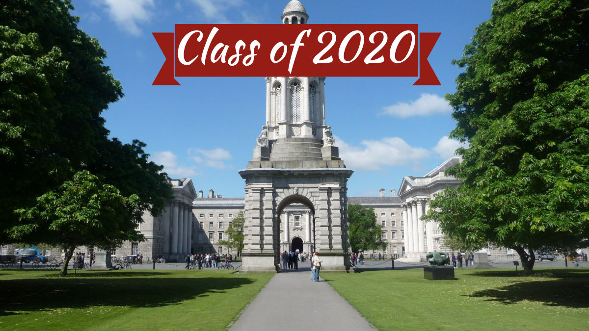 Class of 2020 Graduation Themed Campus Photo Zoom Background