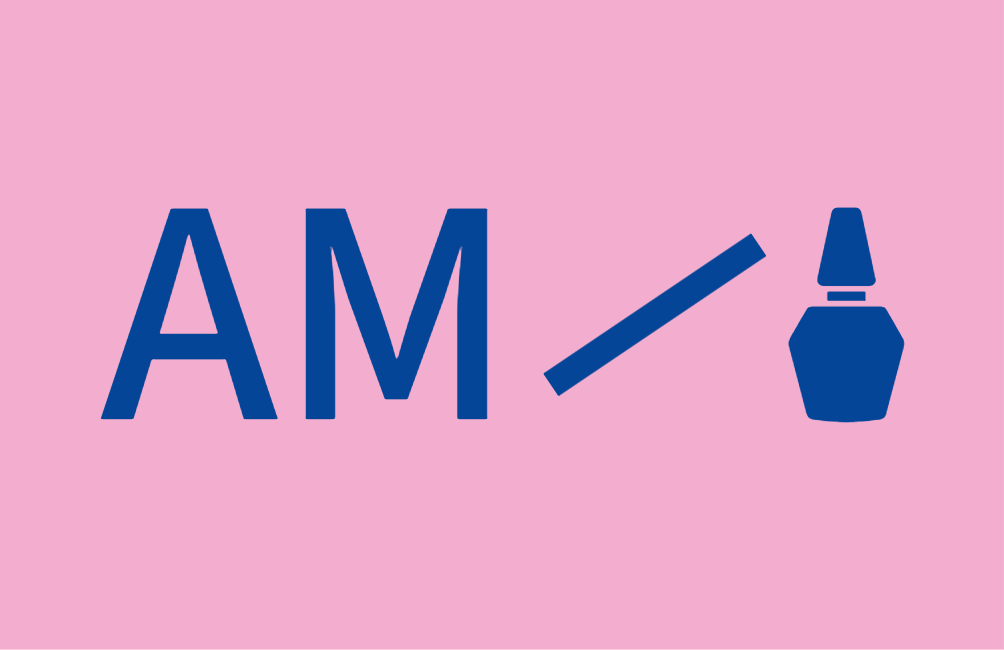 Pink and Blue Nail Artist Business Card