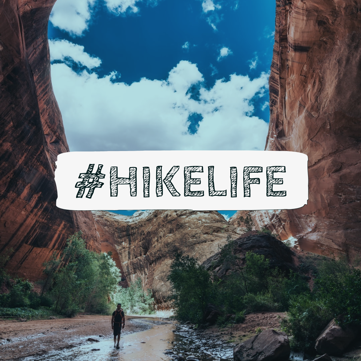 Canyon Photo Hiking Hashtag Instagram Square