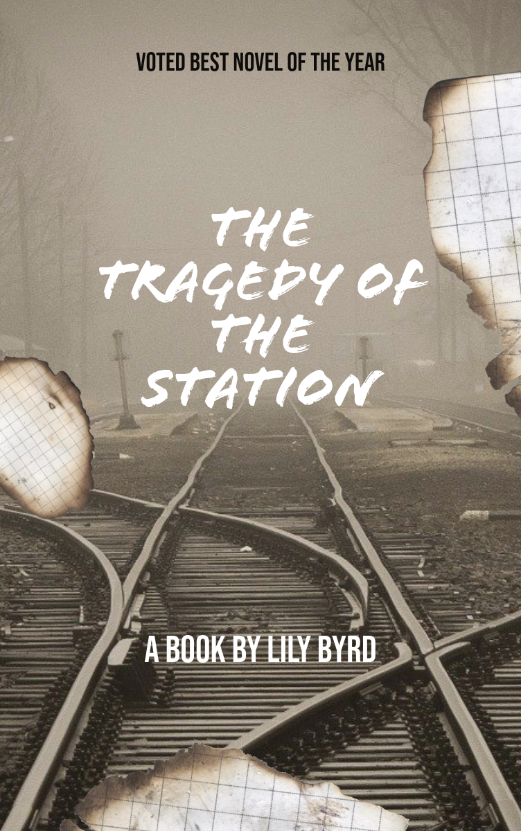 UK Brown and White Burnt Paper Scraps Book Cover