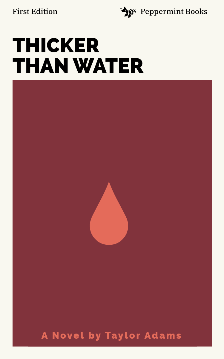 Red Blood Drop Novel Book Kindle Cover