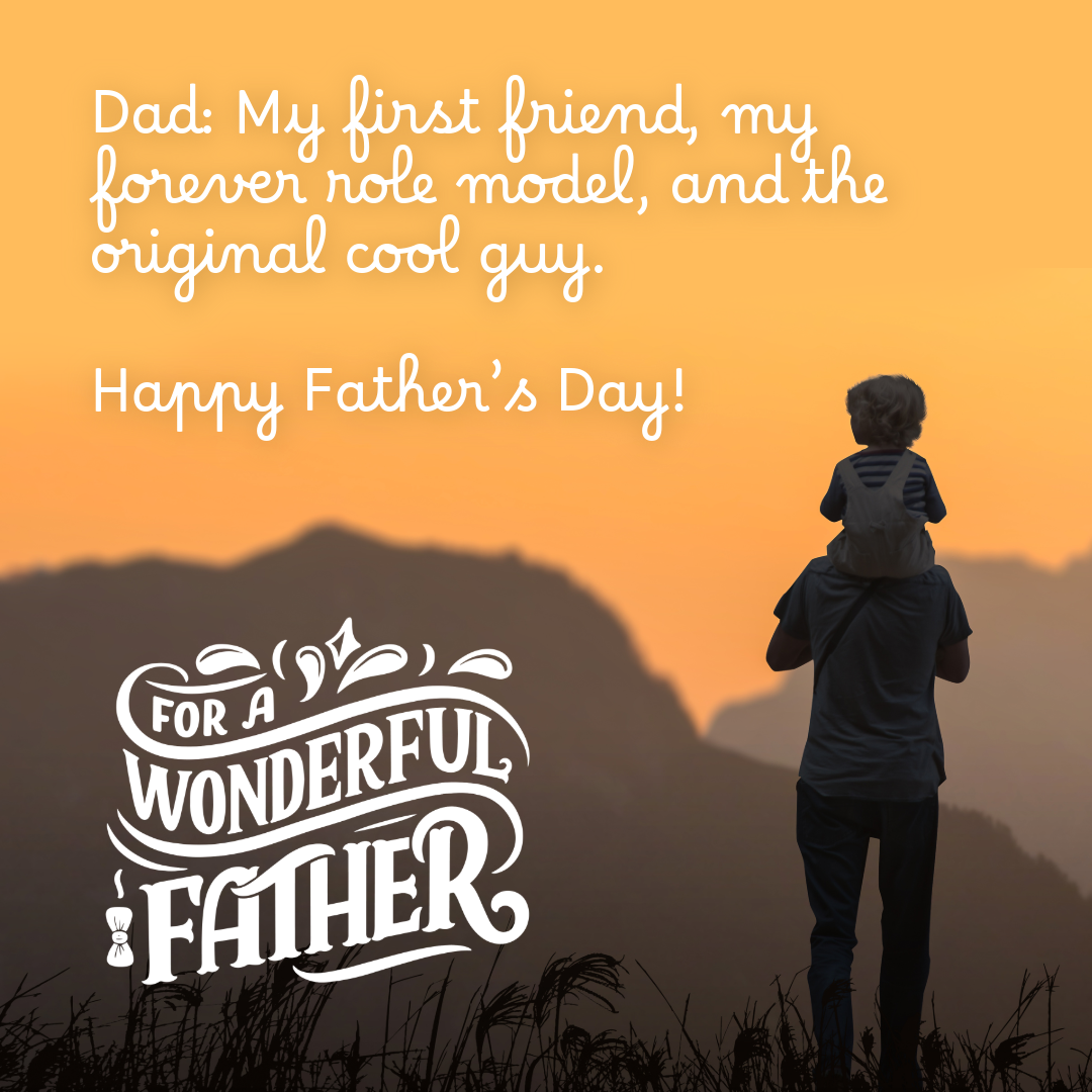 yellow and white father's day facebook post