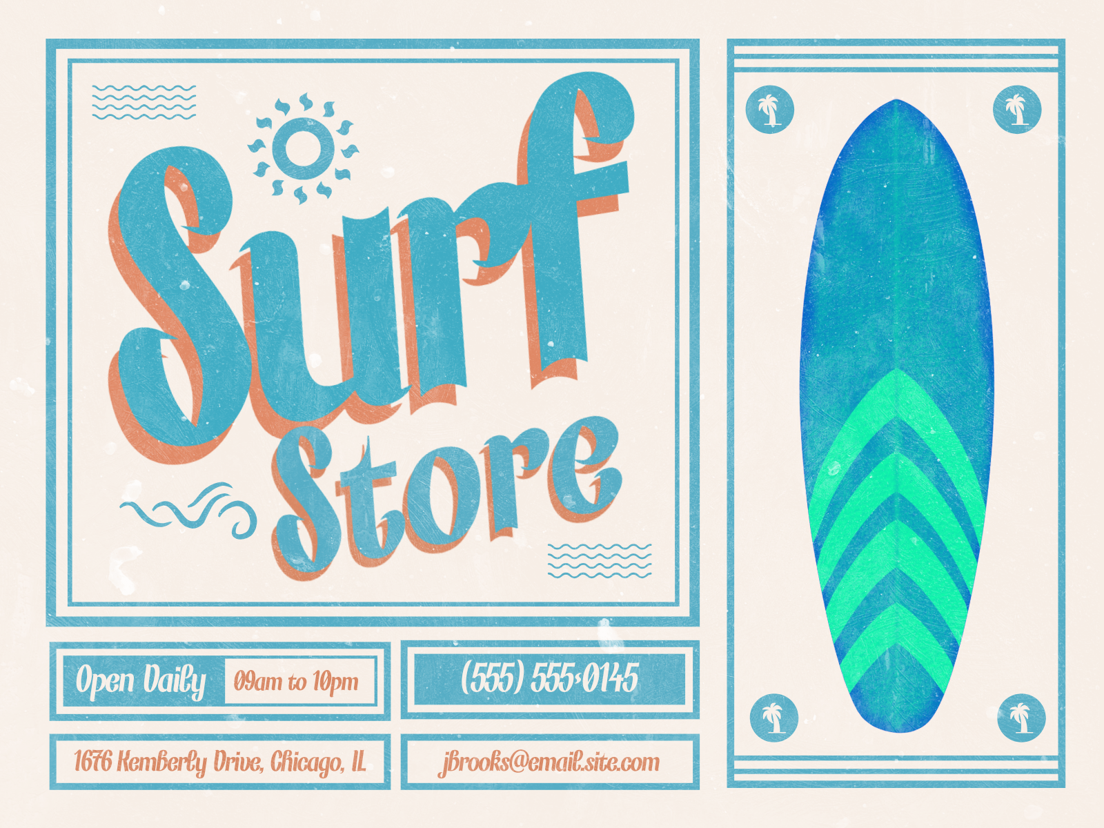 Blue Surf Class Instagram Post copy