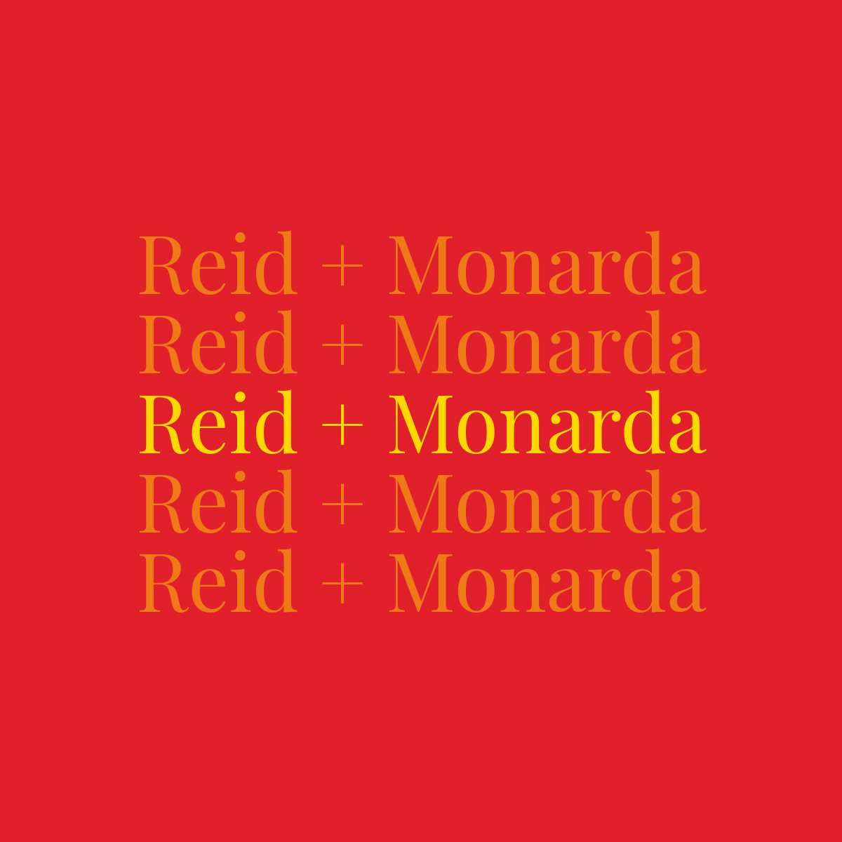 Red Reid And Monarda Logo