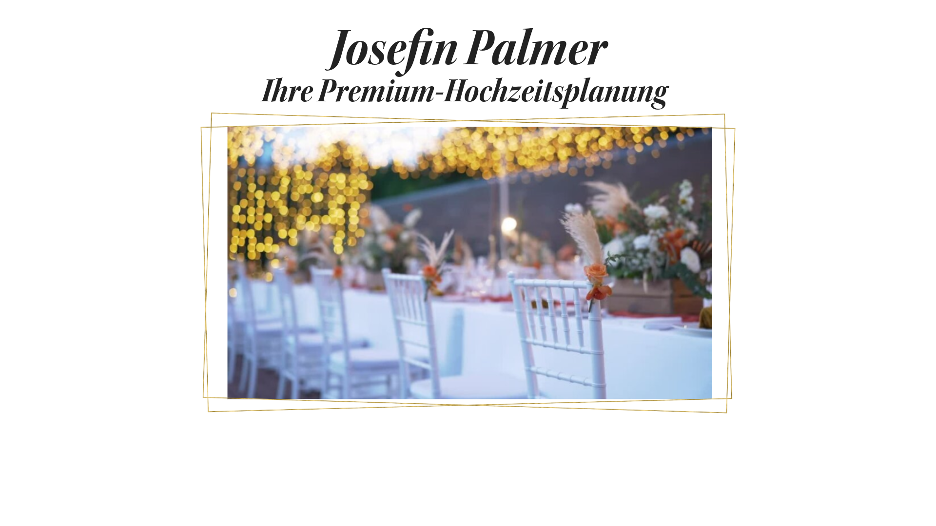 White Gold Wedding Planner Youtube Video Ad