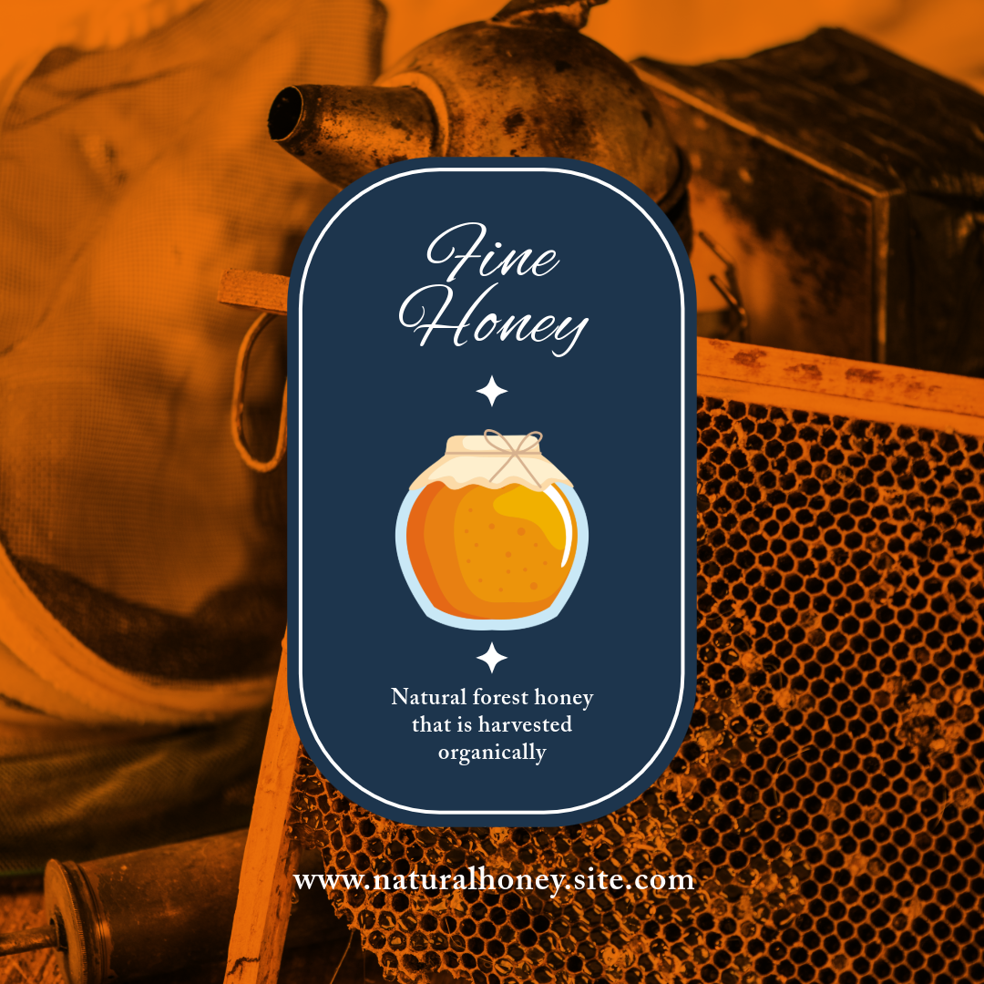Orange & Grey Honey Branding Instagram Post