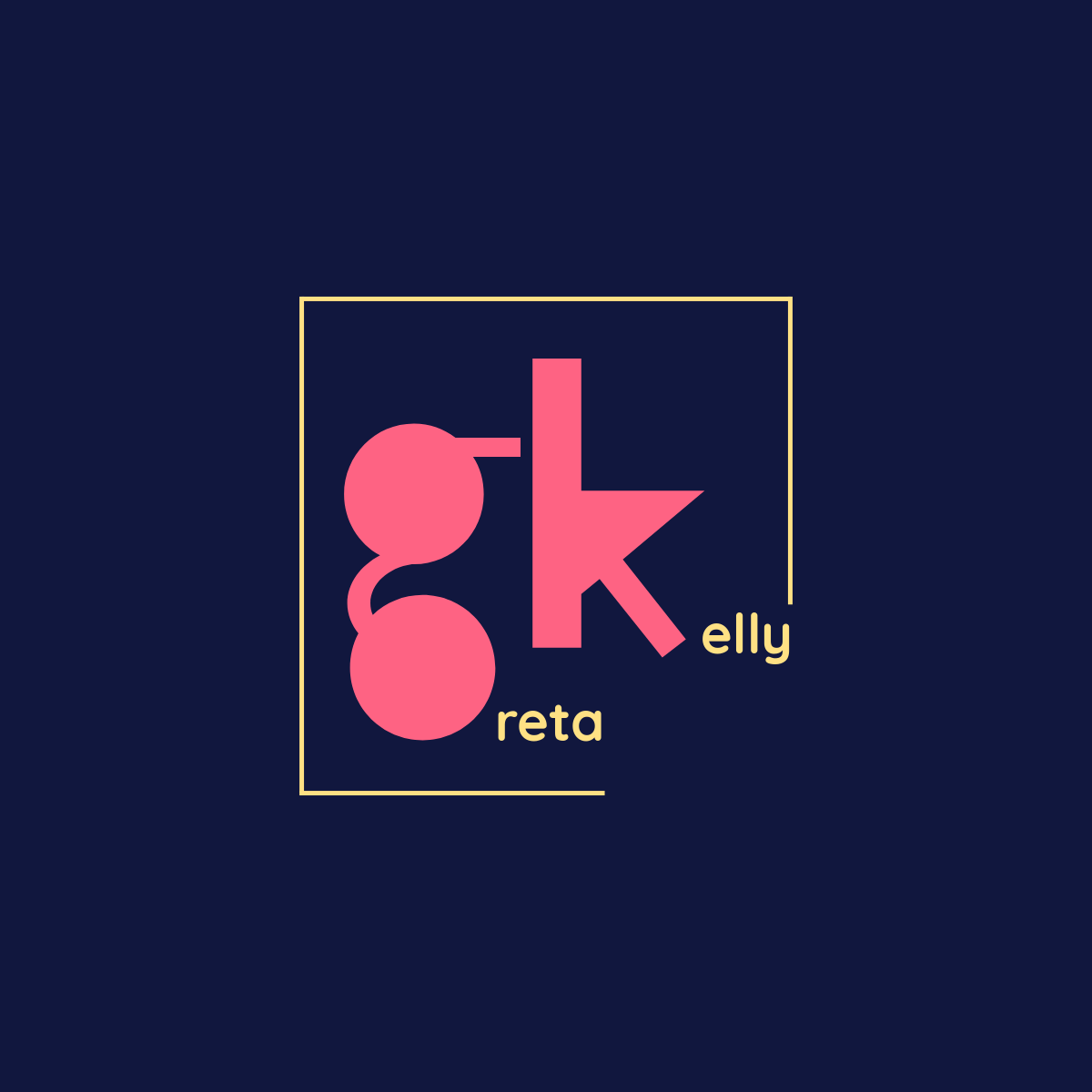 Blue Personal Branding Logo