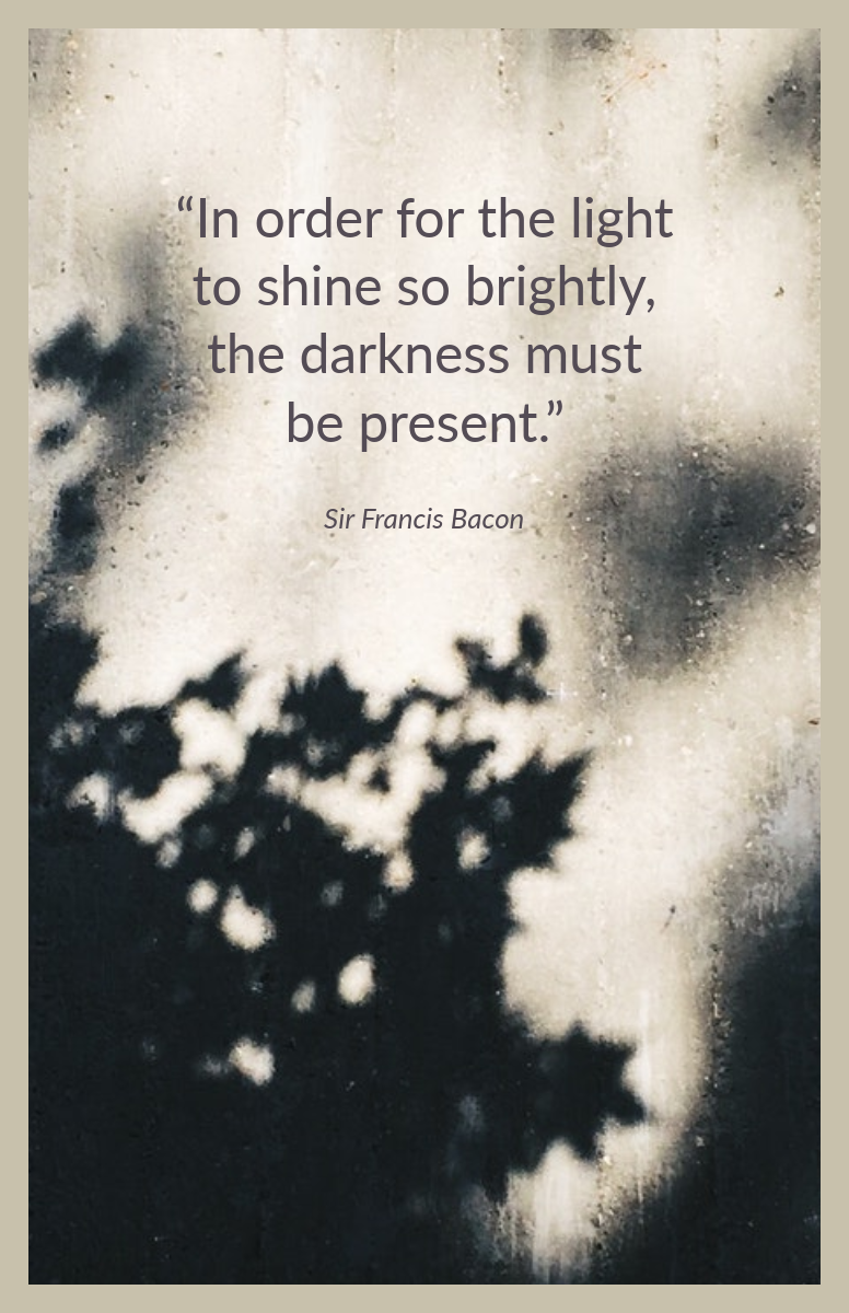 Black and White Quote Poster