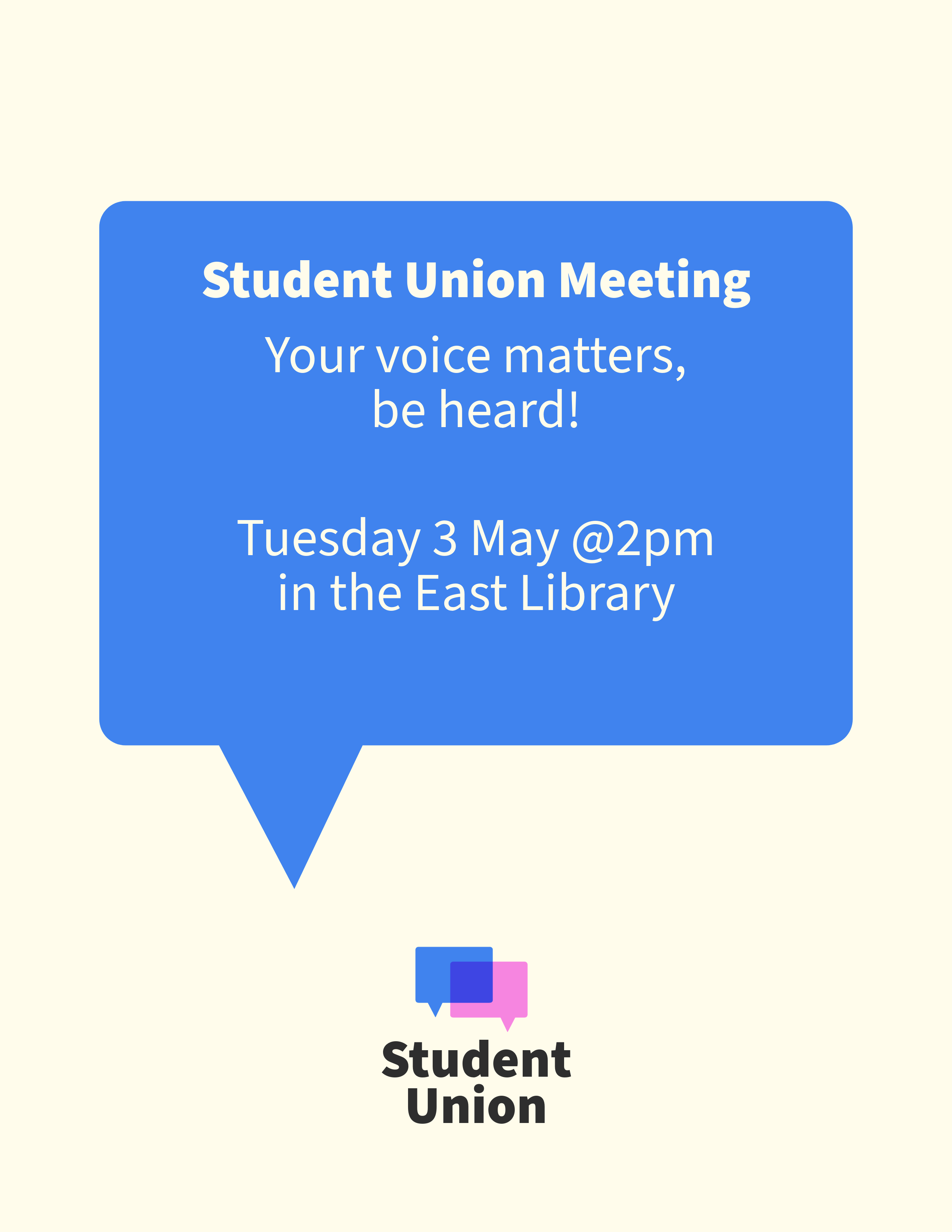 Blue Student Flyer